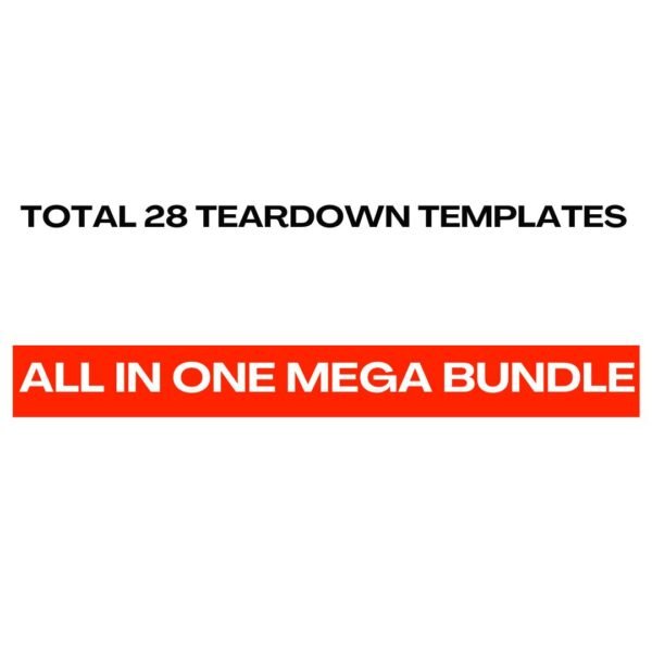 iPhone All in One Teardown Template Collection 2