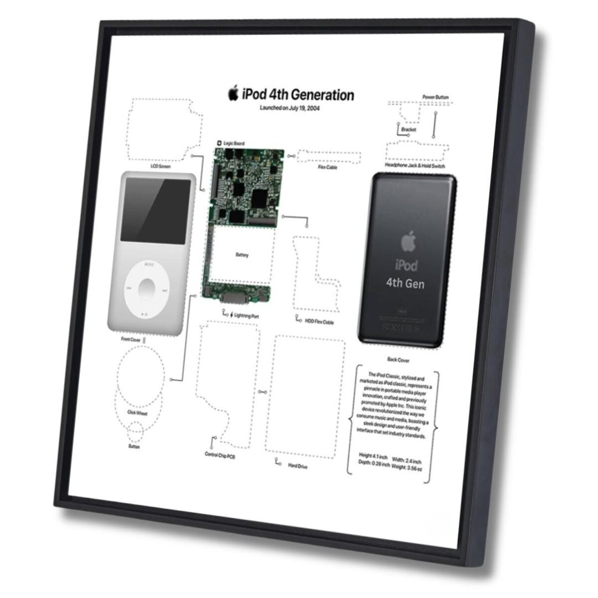 Apple IPod Classic Teardown Template Gen 4 - TeardownArts